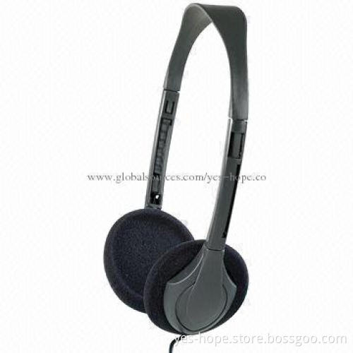 2014 Cheap Airline Aviation Headset with 20-20,000Hz Frequency, 32 Ohms Impedance
